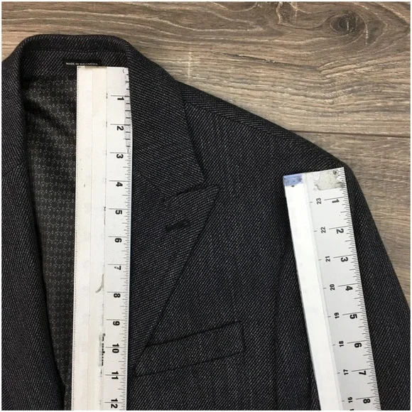 JOSEPH ABBOUD Mens Cotton Blazer Sport Coat Casual Jacket 40R Slim Fit Suit